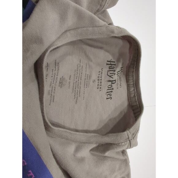 Harry Potter Diagon Alley Gray Small Tee Used Wizarding World - Picture 2 of 6